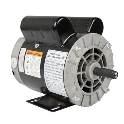 Air Compressor Motor 2 HP SPL Motor 56 Frame 5/8 Inch Shaft 120/240V
