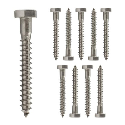 Conquest Lag Bolts 1/4" x 2" - size: 1/4"-10 x 2"