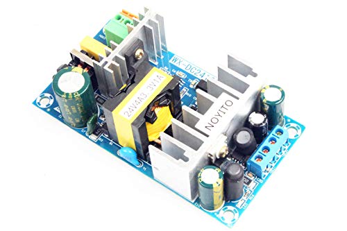 NOYITO AC to DC Isolated Power Supply Module DC 24V 4A 3.3 V 1A Dual Output Power AC 120V (90-265V) 50-60Hz to 24V 3.3V 120W Max Industrial Power Module (Dual Output 24V 4A, 3.3V 1A, Blue) - size: Dual Output 24V 4A / 3.3V 1A