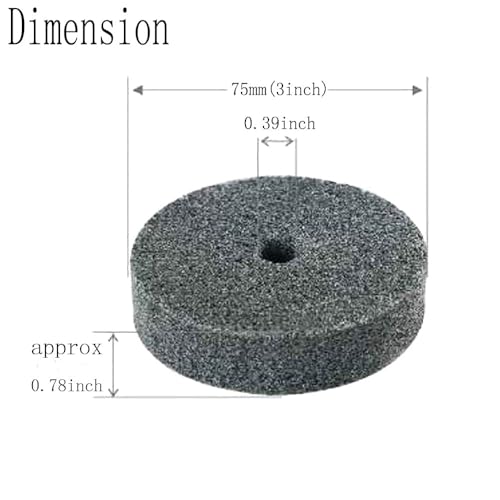 8 Pcs 3'' Abrasive Fiber Buffing Polishing Wheels - size: 3 inches