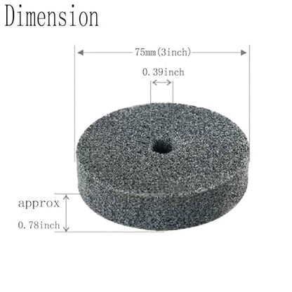 8 Pcs 3'' Abrasive Fiber Buffing Polishing Wheels - size: 3 inches