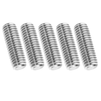 PATIKIL 1/2"-13 UNC 304 Stainless Steel Fully Threaded Rod, 5Pcs 1.8" Length Long Threaded Screw Right Hand Threads All Threaded Rod Studs for Anchoring Bolt, Clamps, Hangers and U-Bolts - size: 1/2"-13 x 1.8"