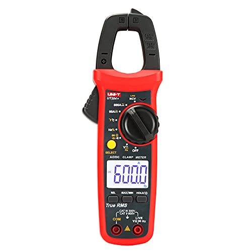 UNI-T UT204+ Digital Clamp Meter Temperature AC DC Current Voltage Resistance Tester multimeter