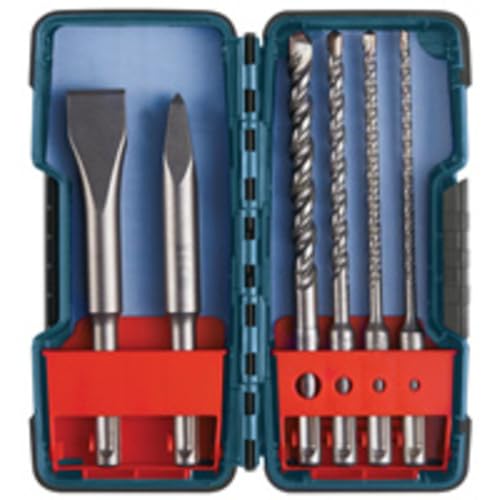 BOSCH HCST006 SDS-Plus Bulldog Rotary Hammer Bits - style: 6pc