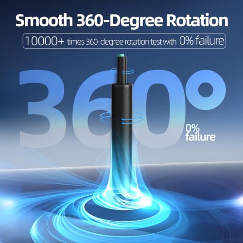 11 Inches-17 Inches Office Chair Gas Lift Cylinder Replacement, Tall Chair Cylinder 5.5" Stroke, Hydraulic Pneumatic Shock Piston, Heavy Duty 1000lbs, Fit for Most Office Chairs, BIFMA/Class 4 (Black) - color: Matte Black, size: 5.5'' Travel Length