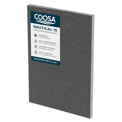 Fiberglass Supply Depot Coosa Nautical 15 Series Composite Board – 3/4” x 2’ x 4’ Sheet | Lightweight Fiberglass Reinforced Panel | Original Marine-Grade Transom & Deck Board