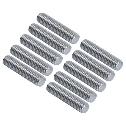 M6 x 25mm Threaded Rod, 10Pcs 304 Steel