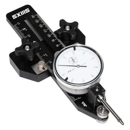 Thin Rip Jig Table Saw Jig Guide with Precision Dial Indicator Gauge