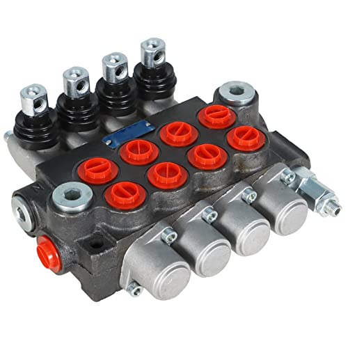 4 Spool 11GPM Hydraulic Directional Control Valve, 3600PSI BSPP Port