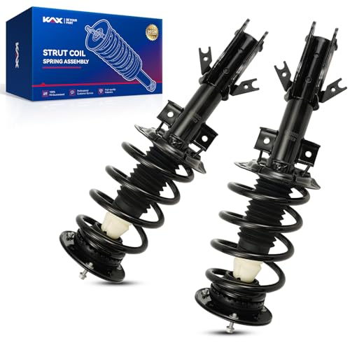 KAX 2PC Front Suspension Strut & Spring Assembly Pair for 2013-2020 Fusion 2.0L GAS, Fusion PHEV (w/o 19 Inch Wheels), Complete Struts w/Coil Springs, Replace# 172638 - size: 2PC 13-20 Fusion Front
