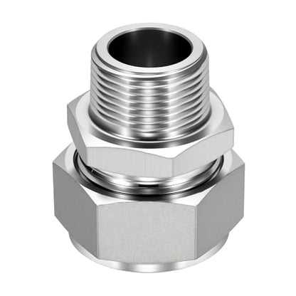 1" OD Compression x 3/4" NPT Male Union Coupling Connectors - size: 1" OD Compression x 3/4" NPT Male