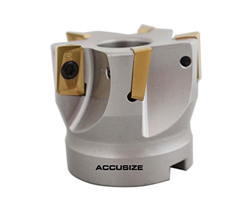 Accusize 2 in Indexable Face Mill 3/4 in Arbor, Carbide APKT1604 Inserts - size: 2 in, style: no holder
