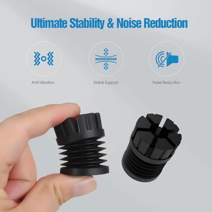 Anti-Vibration Feet for Bambu Lab X1 / X1C / X1E / P1P / P1S – 8 Pack Silicone Shock Absorber Feet, Noise & Vibration Reduction, Stable 3D Printer Accessories - color: X1 / X1C / X1E / P1P / P1S