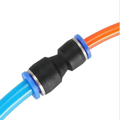 Reducer Push to Connect Fitting, 1/2" to 3/8" Tube OD, Reducing Pneumatic Quick Connector Coupler (Pack of 10) - size: 1/2"-3/8“ Tube OD
