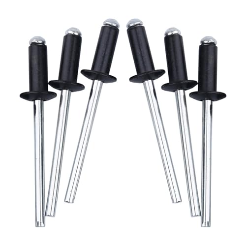 Maozaa 100Pcs 3/16" x 3/8" Aluminum Blind Rivets, Black Pop Rivets - color: Black, size: 3/16" x 3/8"