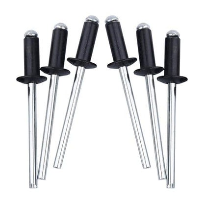 Maozaa 100Pcs 3/16" x 3/8" Aluminum Blind Rivets, Black Pop Rivets - color: Black, size: 3/16" x 3/8"