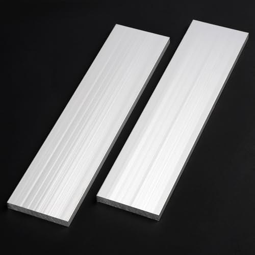 3/8" (10mm) X 3"(75mm) Square Aluminum Flat Bar 12" Long, 2 Pieces 6061 General Purpose Plate T6511 Solid New Mill - size: 3/8x3x12inch