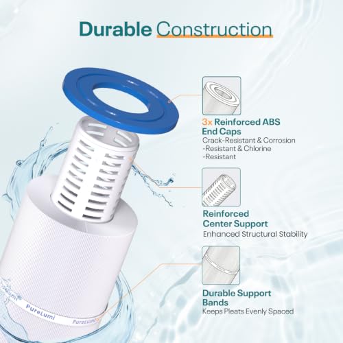 PWK30 Spa Filter Replaces 31489, FC-3915, P/N0969601, 71825, 73178, 5 Pack - size: 5PACK