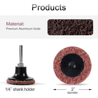 2 Inch Medium Sanding Discs 50 PCS Quick Change Disc with 1/4" Shank - style: 50PCS Medium