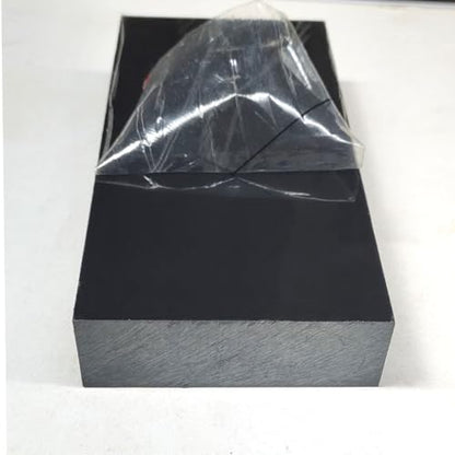 High-Density Polyethylene (HDPE) Plastic Block 1" x 3" x 6",HDPE Plastic Tapping Block for Machining,Home Improvements,DIY Projects (Black) - color: Black, size: 1" x 3" x 6"