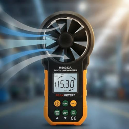 MS6252A Digital Anemometer Handheld Wind Speed Meter