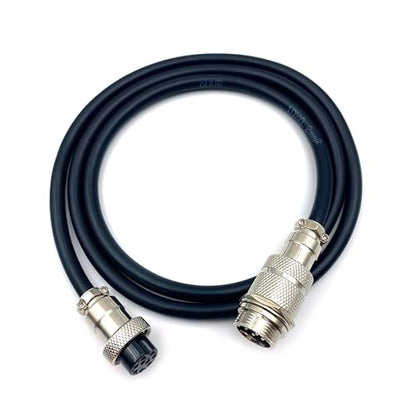 3.28 ft GX20 9 Pin Male to Female Cable, GX20 9Pins Female to Male Head Aviation Cordset Electrical Connector Panel Mount Circular Metal Adapter Cordset for Ships 5A 200V 20AWG (1meter) - size: GX20 9Pin