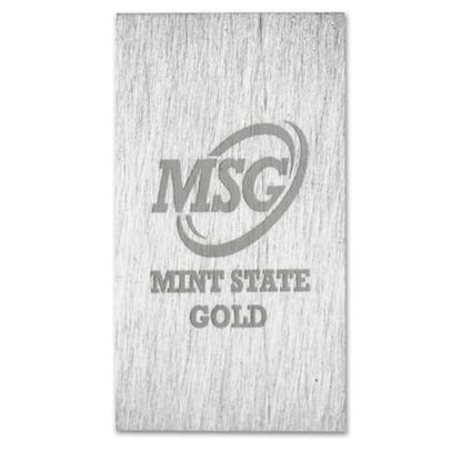 1 oz Magnesium Bar (Flat Style) .999 Pure Paperweight - color: Magnesium