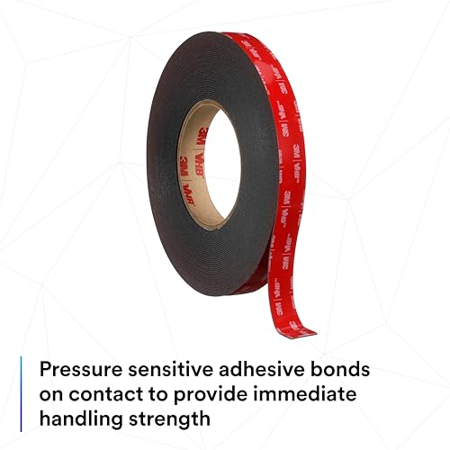 3M VHB Heavy Duty Mounting Tape 5952, 0.75" width x 5yd length (1 Roll)