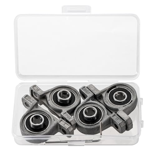 4 Pieces 8mm Bore Diameter Ball Mounted Pillow Block Insert Bearings