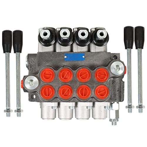 4 Spool 11GPM Hydraulic Directional Control Valve, 3600PSI BSPP Port
