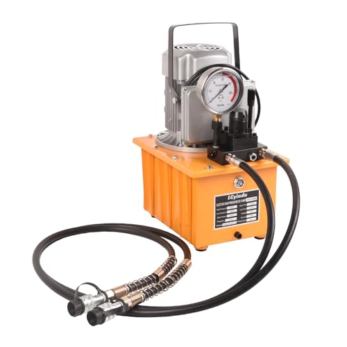 Electric Driven Hydraulic Pump,110V Double Acting Manual Valve