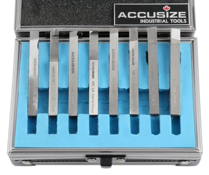 Accusize Industrial Tools HSS Tool Bit Pre-Ground, 1/4 in, 2662-2001 - size: 1/4 in