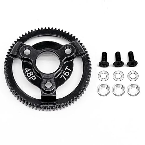 76T 48P Hardened Steel Spur Gear for Traxxas Slash Stampede Rustler 2WD - size: 48P-Spur Gear-76T