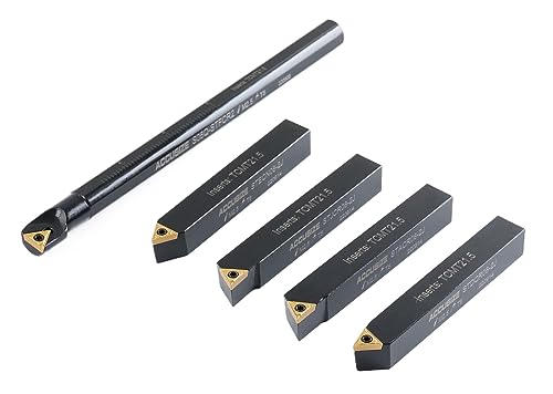 Accusize Industrial Tools Mini Indexable Turning Tool Boring, 1/2 in - size: 1/2 in.