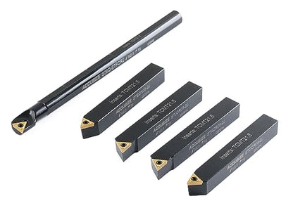 Accusize Industrial Tools Mini Indexable Turning Tool Boring, 1/2 in - size: 1/2 in.