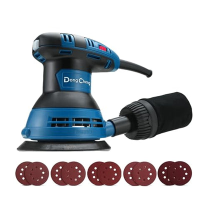 Dong Cheng 5-Inch Random Orbital Sander, 2.5 Amp 12000 OPM