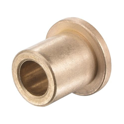 uxcell 4pcs Flange Sleeve Bearings 10mm Bore 16mm OD Sintered Bronze