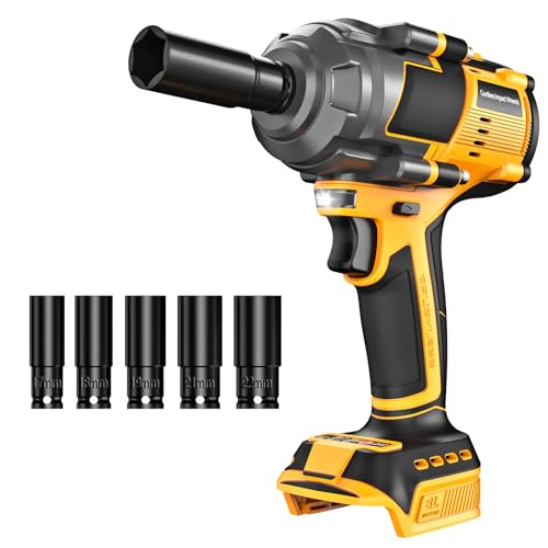 Cordless Impact Wrench 1/2" Compatible with DeWalt 20V Battery