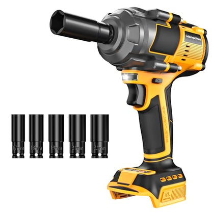 Cordless Impact Wrench 1/2" Compatible with DeWalt 20V Battery