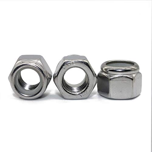 Fullerkreg 1/2"-13 Nylon Insert Lock Nut, 18-8 Stainless Steel - size: 1/2-13 (10 Pack)