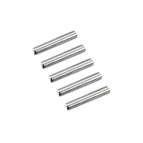 MECCANIXITY Fully Threaded Rod M5 x 25mm 0.8mm Thread Pitch 304 Stainless Steel Right Hand Threaded Rods Bar Studs 5 Pack - size: M5 x 25mm