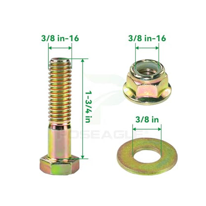 2 Pack 756-0627D Idler Pulley for Cub Cadet LT1045 LT1046 Tractors - size: 2x756-0627D