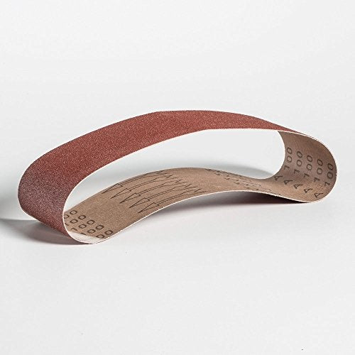 Mercer Industries 110100-4" x 24" Aluminum Oxide Sanding Belts, 100 Grit (10 Pack) - size: 4 x 24, style: 100 Grit