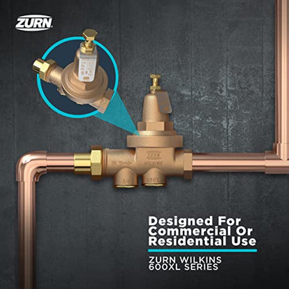Zurn Wilkins 114-600XL 1-1/4" 600XL Pressure Reducing Valve - size: 1.25 Inch