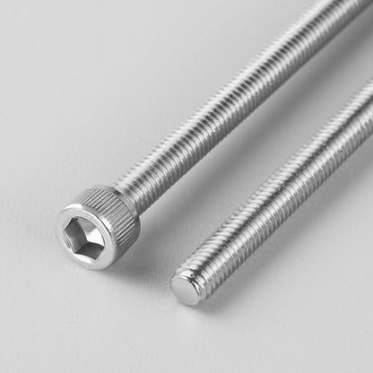 120pcs M3 x 10mm Hex Socket Head Cap Screws Bolts, 304 Stainless Steel 18-8, Allen Socket Drive,Bright Finish, Full Threads,with Hex Spanner - size: M3 x 10mm