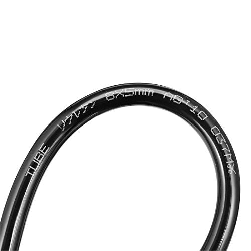 uxcell Pneumatic Air Tubing, 8mm ODx5mm ID 5 Meter 16ft PU Polyurethane Air Compressor Tube Hose Pipe Black - color: Black, size: 8mmX5mm