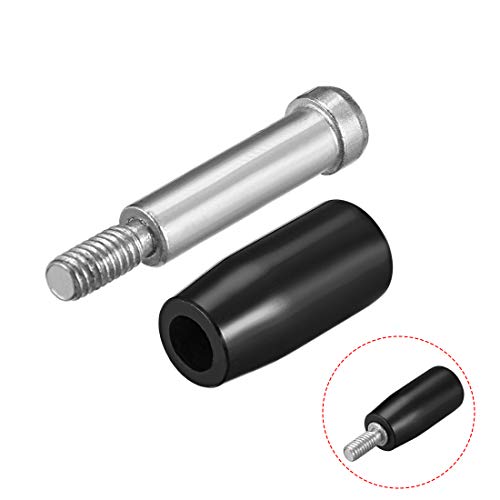 uxcell Revolving Handwheel Machine Handle M6 Male Threaded Stem for Milling Machine - size: M6 x 32mm
