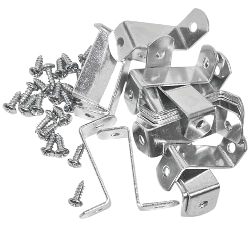 1.25" Canvas Offset Clips Extra Heavy Duty with Screws 20 Pack