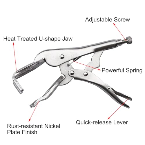 Metal Welding Locking Pliers, 9 inch, 2 Pack