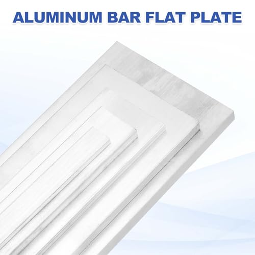 uxcell Square Aluminum Flat Bar with Gloves 0.24"x0.8"x12"/6x20x305mm 2Set - size: 0.24" x 0.8" x 12"/6 x 20 x 305mm